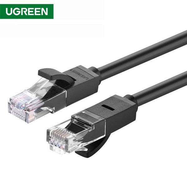 ქსელის კაბელი NW102 UGREEN (20160) Cat 6 UTP Lan Cable 2m (Black)