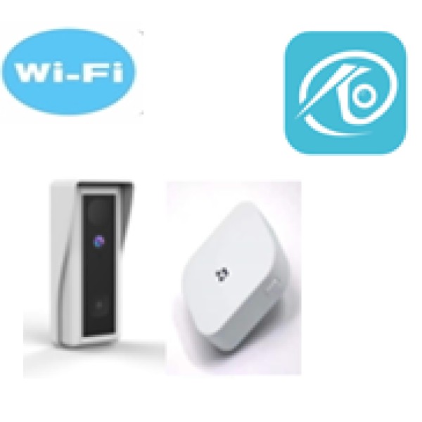 ZX-DB6-WiFi-3MP WiFi Doorbell with Batte...