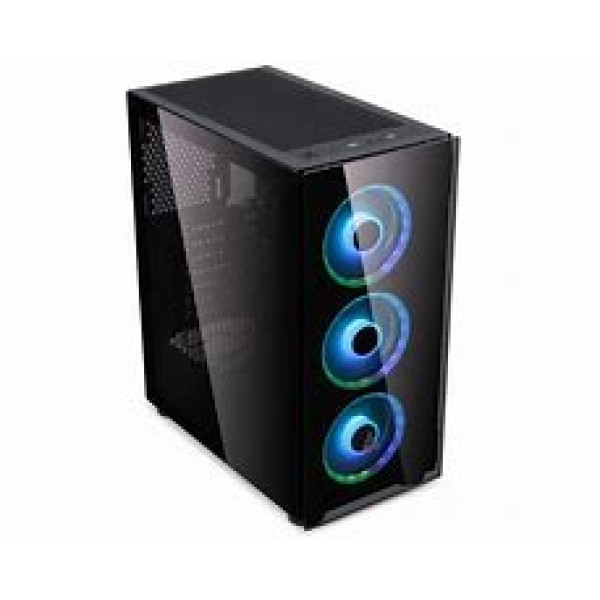 ქეისი: Golden Field 1099B ATX Case with 4x12cm RGB fan (N18)